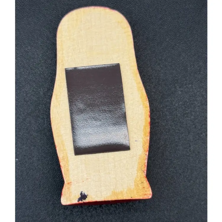 Wooden Russian Babushka Matryoshka  Hand Painted Magnet