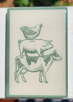 Fridge Magnet Animals 3"x2"