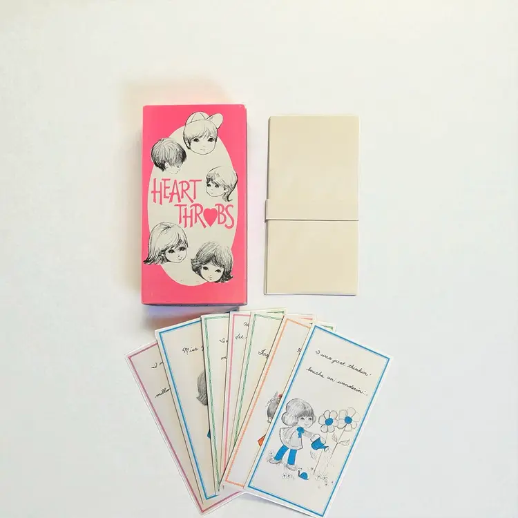 Vintage Box Of Heart Throbs Cards