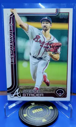 Spencer Strider 2025 Topps Series 2 Superbox Companion Card #CC2-6 Atlanta Braves