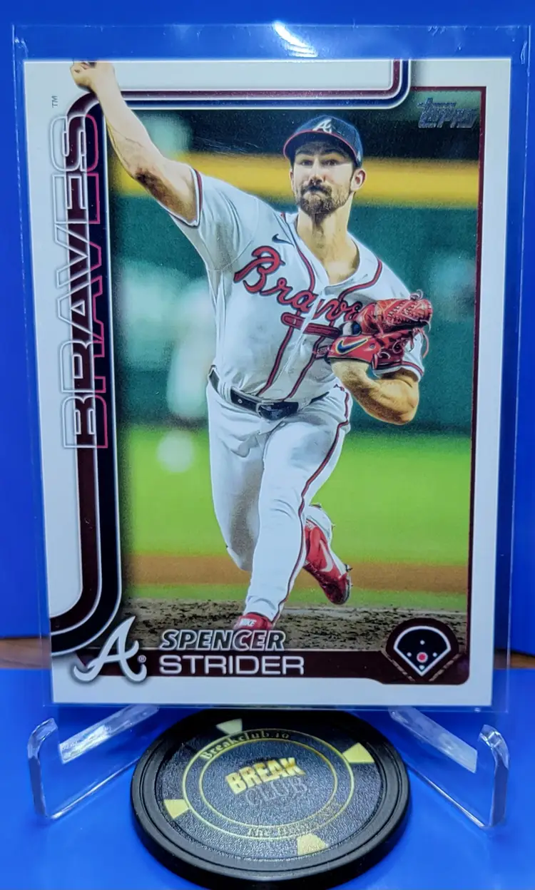 Spencer Strider 2025 Topps Series 2 Superbox Companion Card #CC2-6 Atlanta Braves