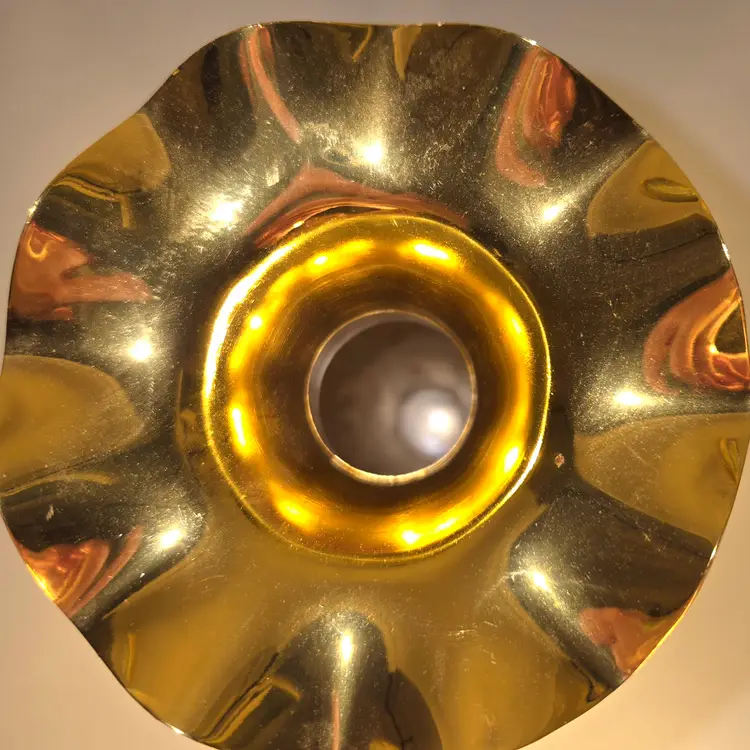 Cloisonne Vase Turkish Enamel over Copper BEAUTIFUL Marked Tall