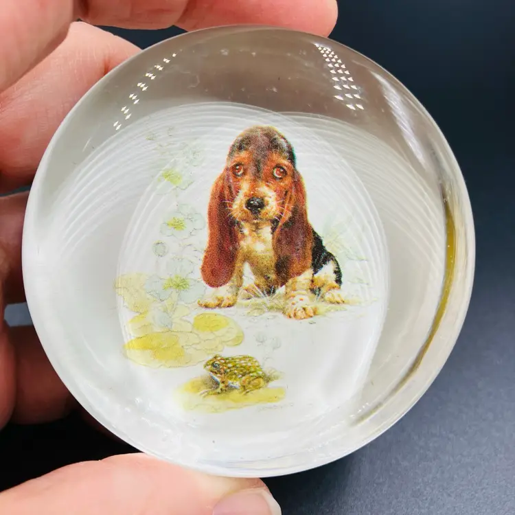 Vintage Norcross Pets Paperweight