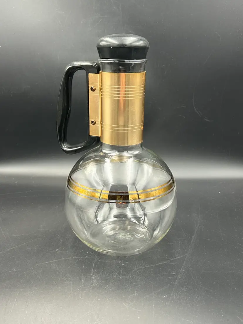 Vintage 1950s Silex Pyrex Glass Coffee Carafe Pot