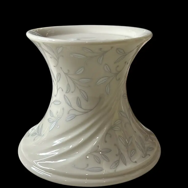 Lenox Wedding Promise Pillar Candle Holder - Made In The USA: 5.5”x 4.5”x4.25”