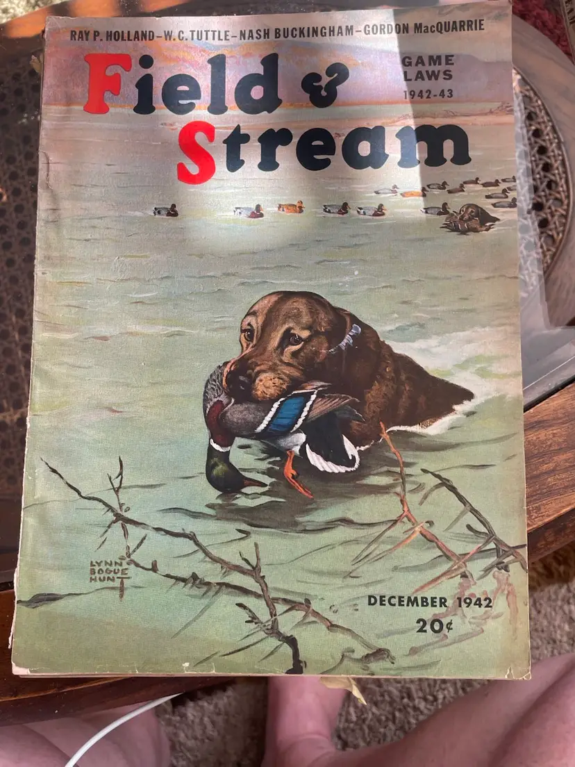 Field And Stream December 1942 Vintage Hunting Magazine Hunting Fishing