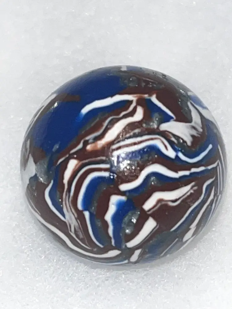 Hand Painted German Clay Marble