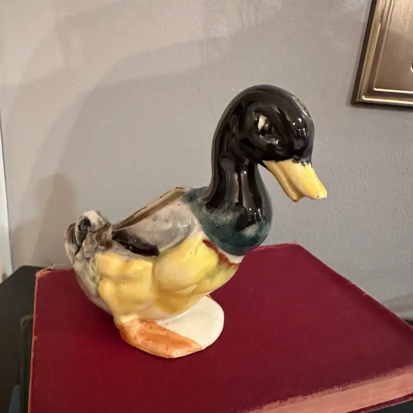Vintage Mallard Duck Planter