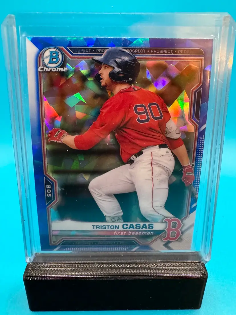 Triston Casas Bowman Chrome Sapphire Boston Red Sox