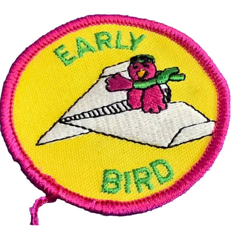 Vintage Scouting Fun Patch : Early Bird Registration 