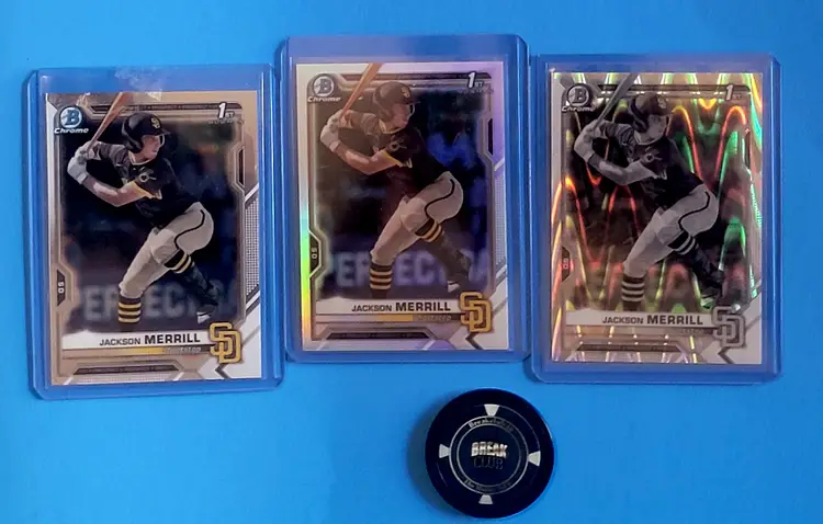 Jackson Merrill 1st Bowman Chrome lot