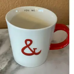 Starbucks 2013 You & Me Embossed Coffee/Tea Mug 12oz