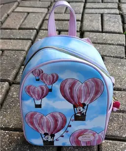 Her Universe Disney Mickey Mouse & Minnie Mouse Heart Balloon Mini Backpack