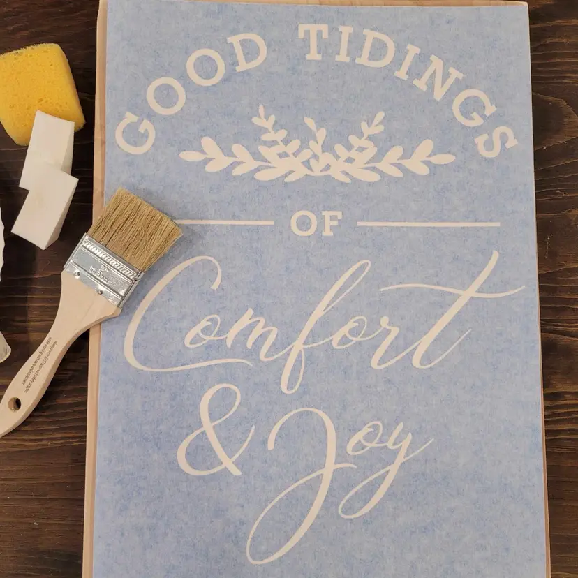 12 X 16 Wooden sign Paint Kit - Comfort & Joy