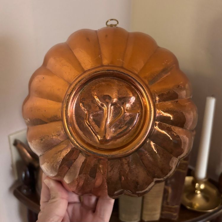 Vintage Revere Ware European Heritage Copper Fluted Cherry Mold
