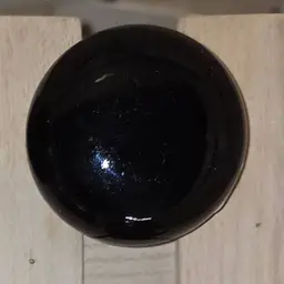 Vintage Black Porcelain Door Knob Altar Besom — One‑of‑a‑Kind, Made to Order