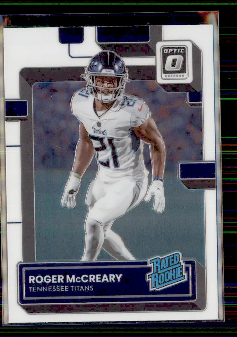 Roger Mccreary 2022 Donruss Optic #259 - Tennessee Titans - (130-277)