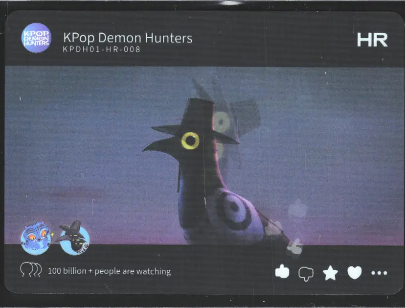Sussie Three Eyes Revealed Scene KPop Demon Hunters Trading Card HR-008