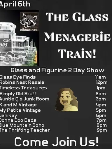 The Glass Menagerie Train ✨Auntie Q's Junk Room✨