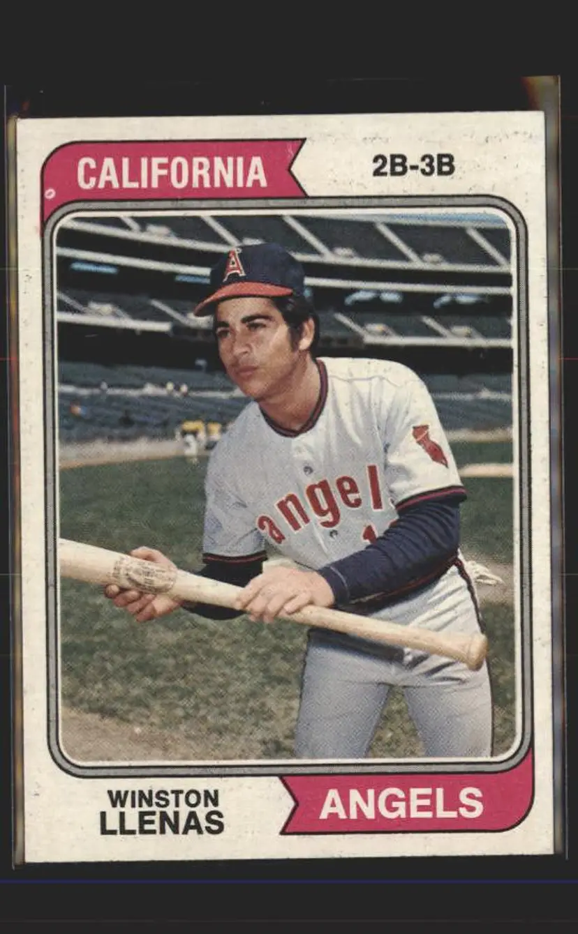 1974 Topps #467 Winston Llenas - (pk5) - California Angels