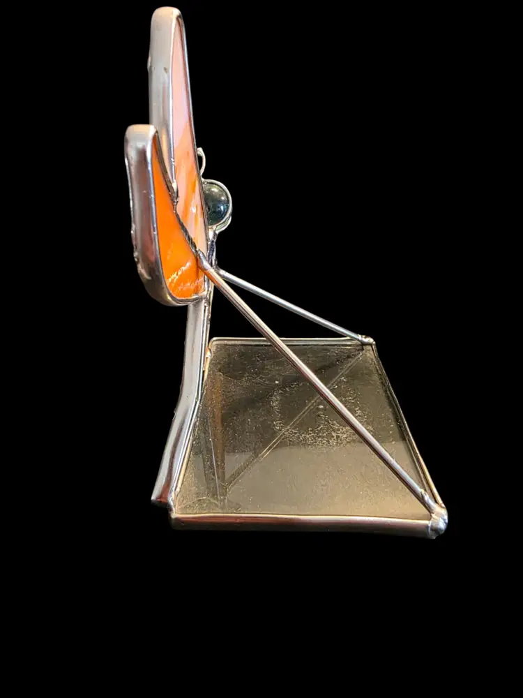 Dragonfly Stained Glass Votive Candle Tea Light Holder