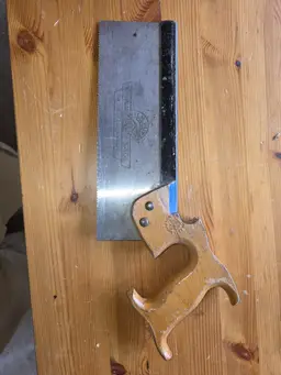 Back Saw, German make.