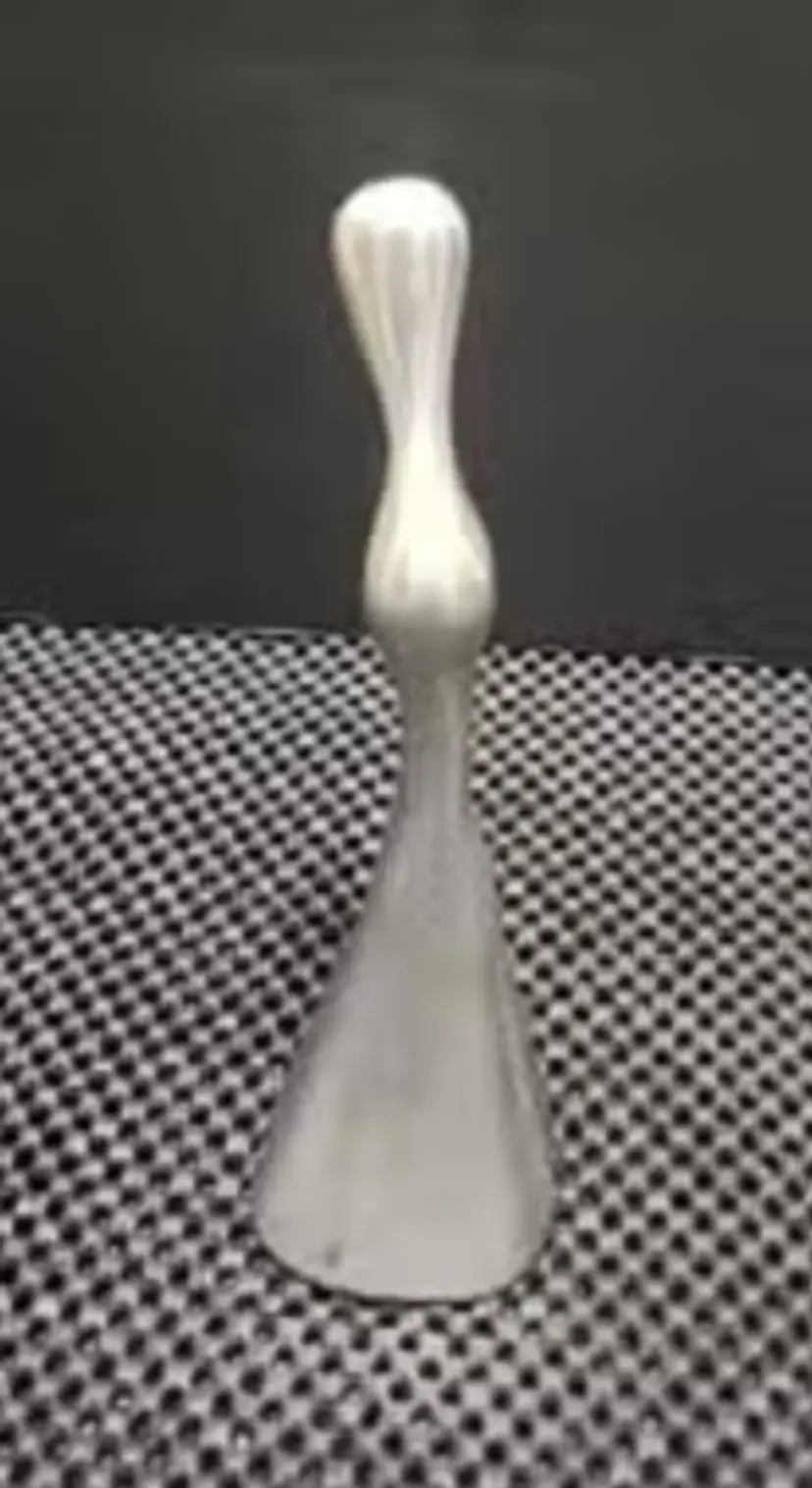 Vintage Signed Hoselton Crane Hand Crafted Solid Polished Aluminum