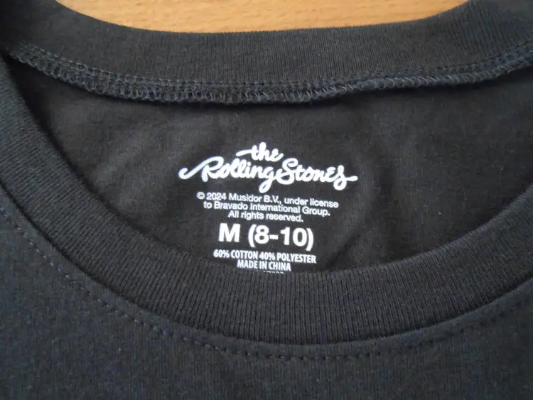 The Rolling Stones - Stars US Tour '78 Black Rhinestone Studded Women's T-Shirt