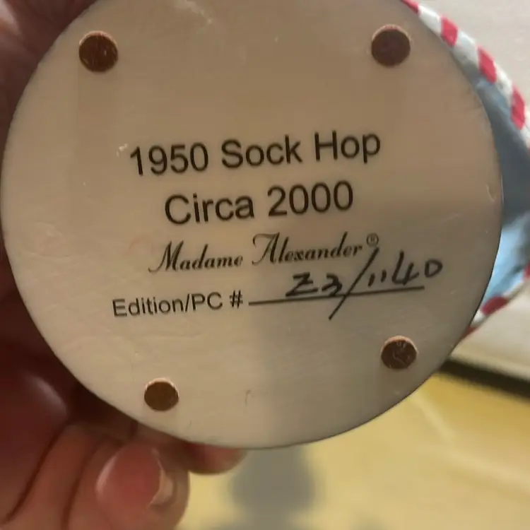 Madame Alexander figurine sock hop