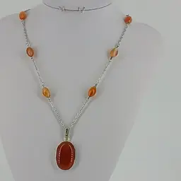 Eight Gemstone Necklace Lot