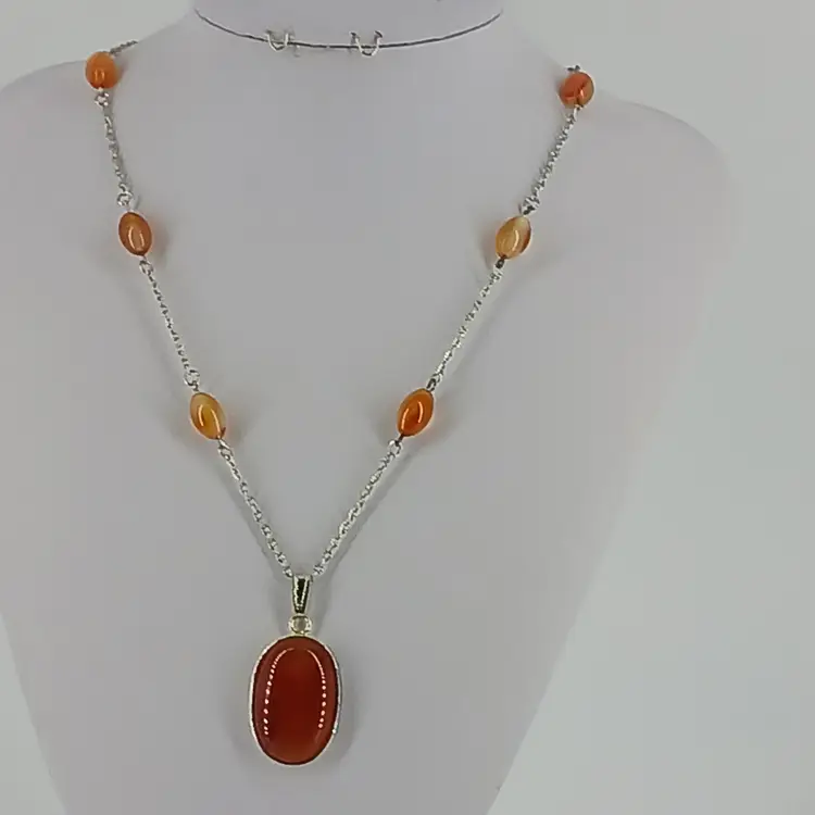 Eight Gemstone Necklace Lot