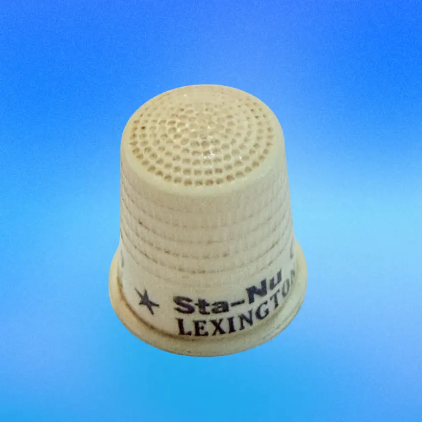 Vintage Celluloid Thimble Advertising **Please Read**