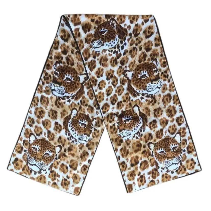 Long Cheetah Scarf Unbranded
