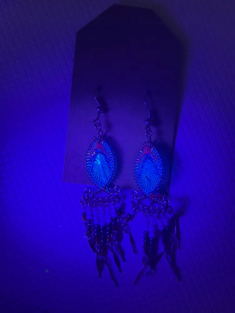 String With Beads Earrings