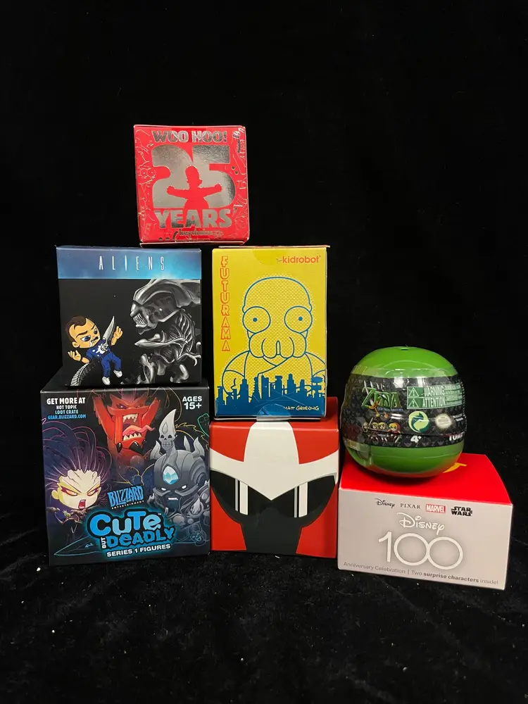 Various lot of Mystery Toy boxes