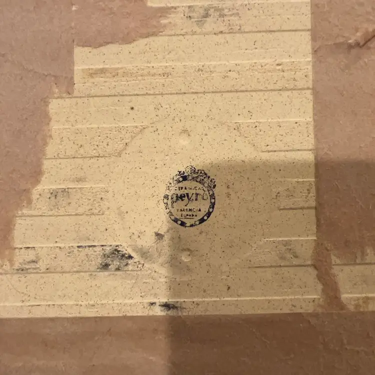 Vintage Valencia Spain Matador Bull Handpainted Tile