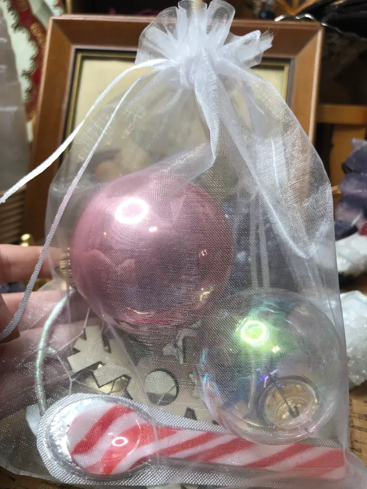 Christmas Vintage Ornament Bag 🌲