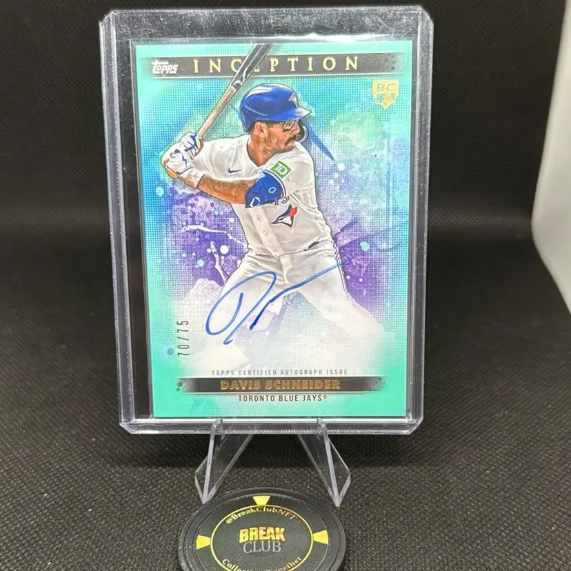 Davis Schneider 2024 Topps Inception Auto /75 Toronto Blue Jays RC