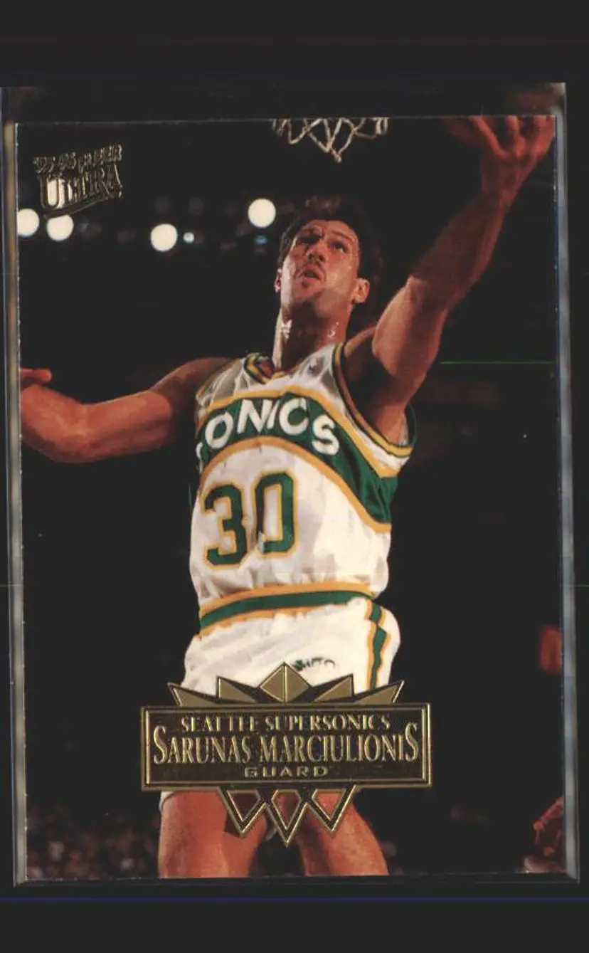 1995-96 Ultra #172 Sarunas Marciulionis - (137) - Seattle SuperSonics