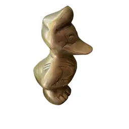 WD Donald Duck Brass Paperweight