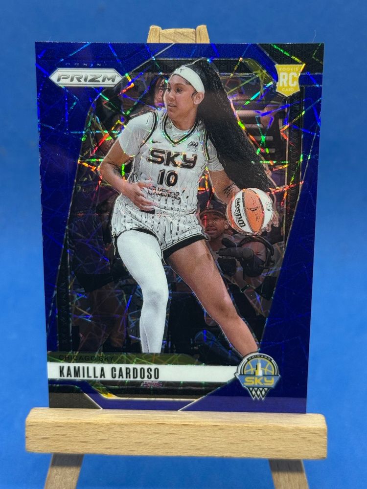 2024 WNBA Prizm Kamilla Cardoso RC #93 Blue Velocity Chicago Sky A28