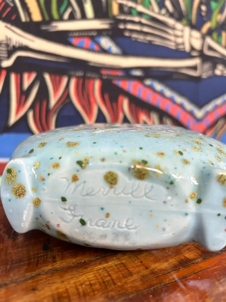 Glazed Pottery Signed Vase