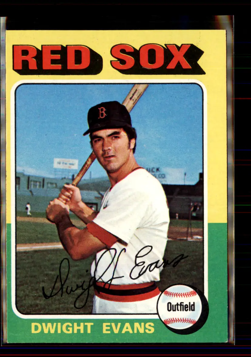 Dwight Evans 1975 Topps #255 - Boston Red Sox - (pk4-174)