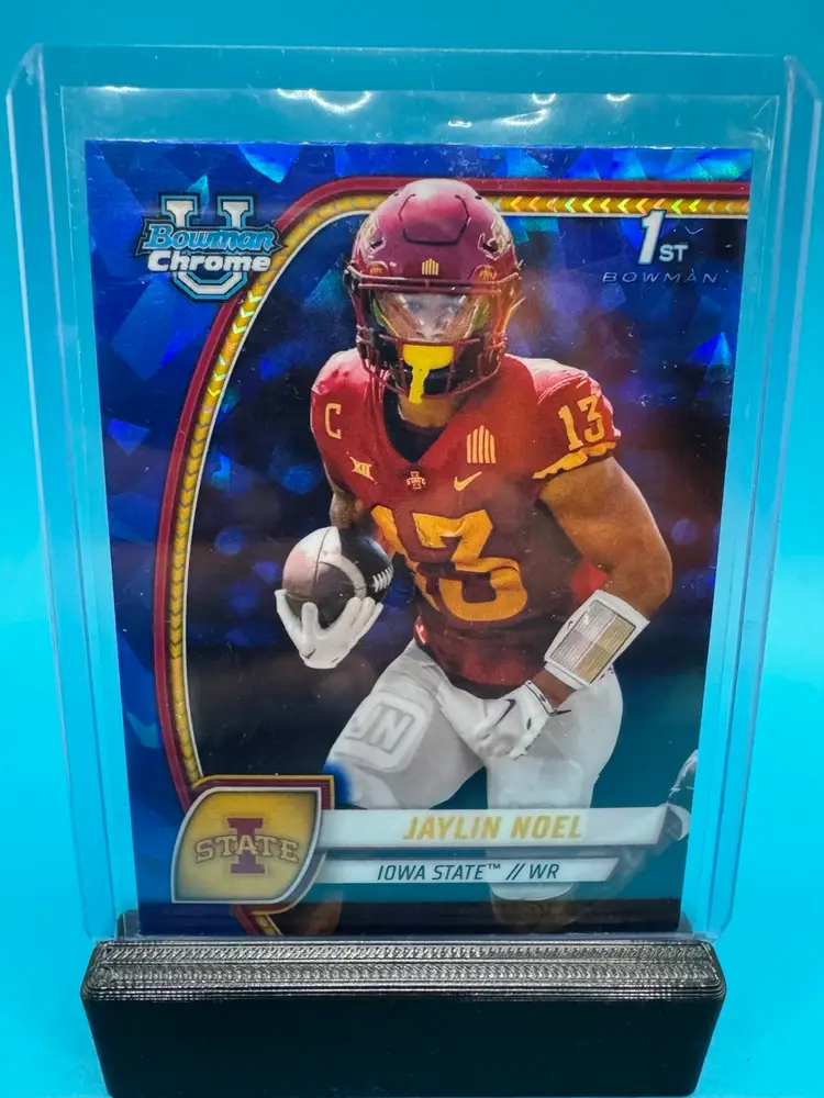 Jaylin Noel 1st Bowman Chrome U Sapphire Houston Texans