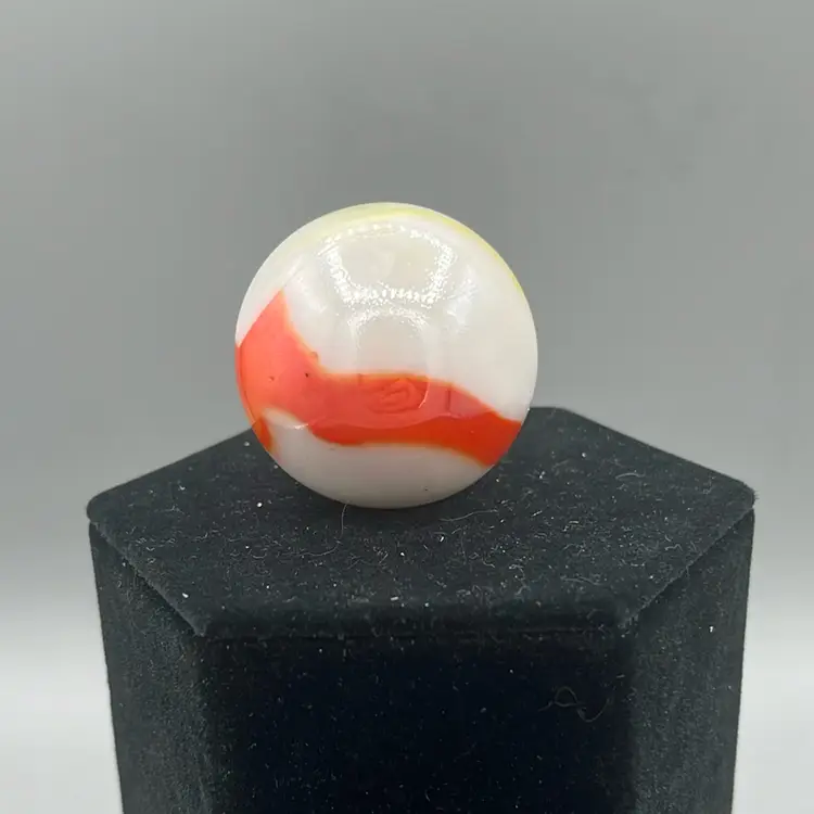 VTG Large Glass Marble W/ Swirls
