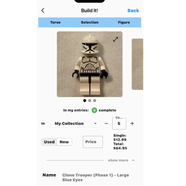 Clone Trooper Minifig