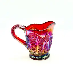 Indiana Glass Heirloom Sunset Creamer Pitcher.