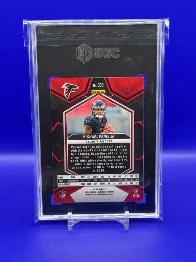 Michael Penix Jr Mosaic Prizm Sgc 10