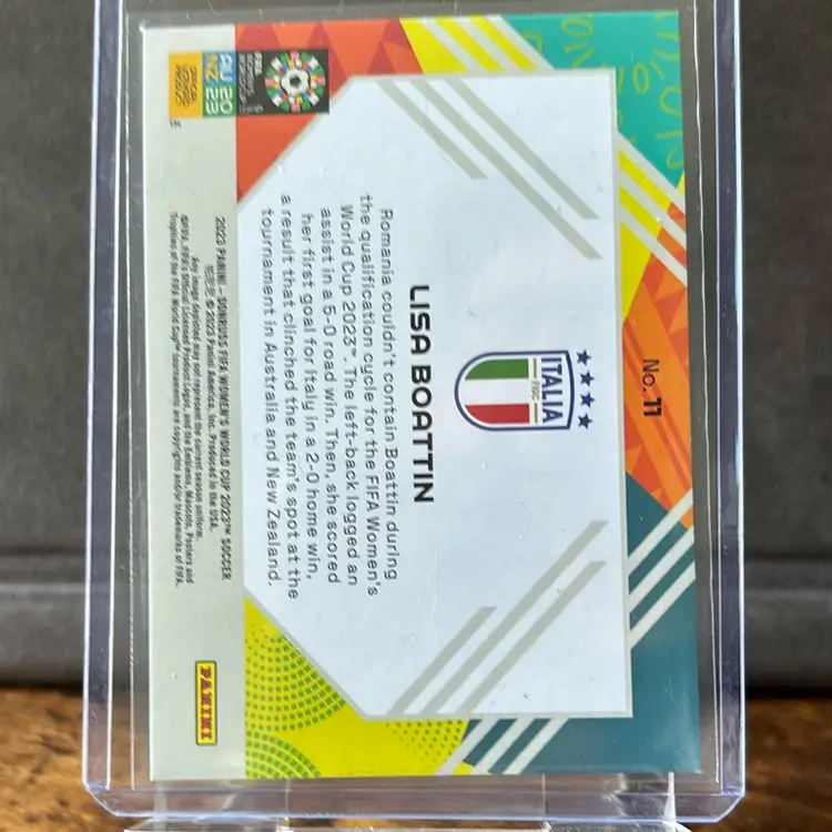 Lisa Boattin, 2023 Donruss FIFA Women’s World Cup - Field Vision, Italia, Soccer Card
