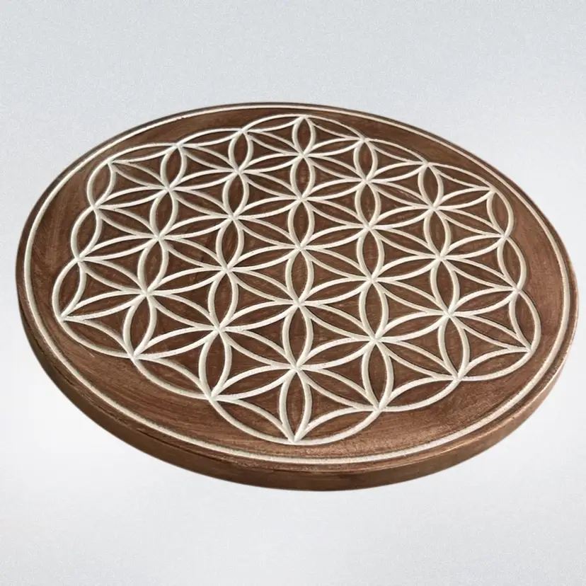 Flower Of Live Wall Plaque